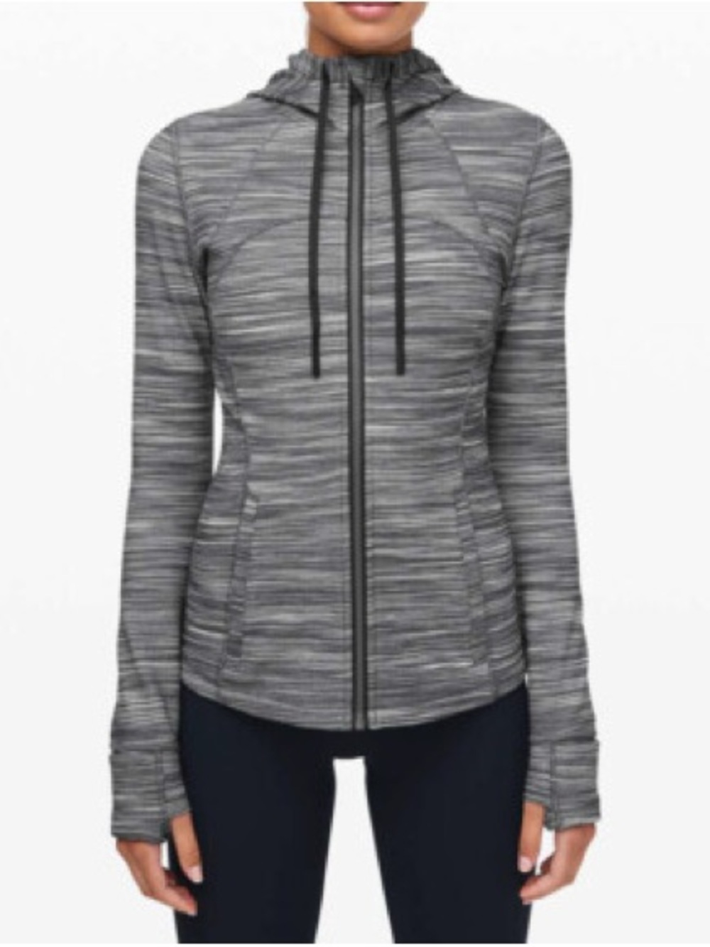 Lululemon Hooded Define Jacket Size 2 Grey Heather